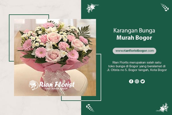 Karangan bunga murah bogor